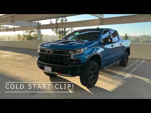 2022 Silverado ZR2 Borla ATAK Muffler