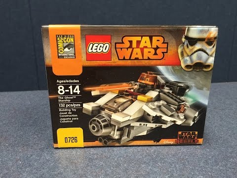 Star Wars Rebels - SDCC 2014 Exclusive Lego THE GHOST Micro Fighter Set