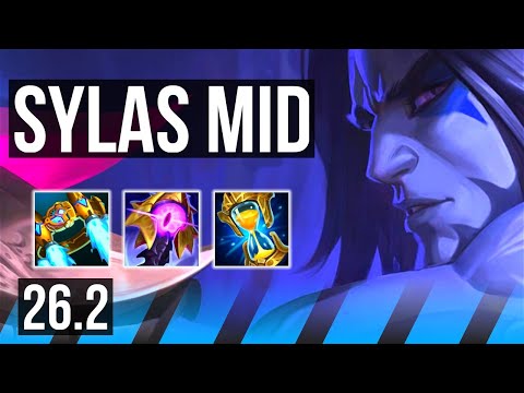 SYLAS vs FIZZ (MID) | Good KDA: 12/1/11 | KR Master | 26.2