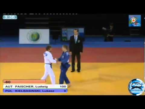 European Judo Open Men Glasgow 2013 Final -60kg PAISCHER Ludwig (AUT) - KIELBASINSKI (POL)
