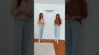 Crewneck or V-neck | Women’s sweaters | Styling Tips #fashiontips #sweaters  #womensfashion #style