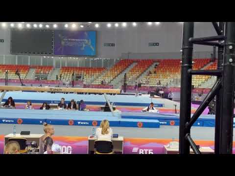 Leila Vasileva floor exercise qualifications Russian Cup 2023