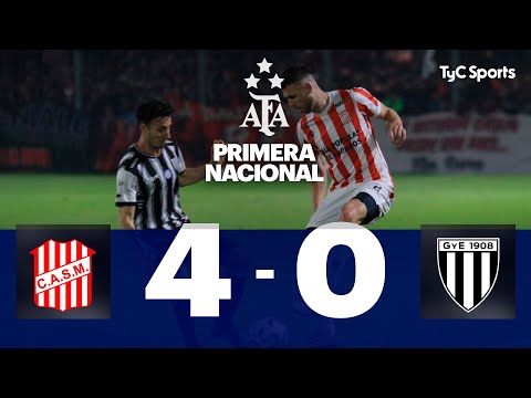 San Martín (T) 4-0 Gimnasia (M) | Primera Nacional | Fecha 33 (Zona A)