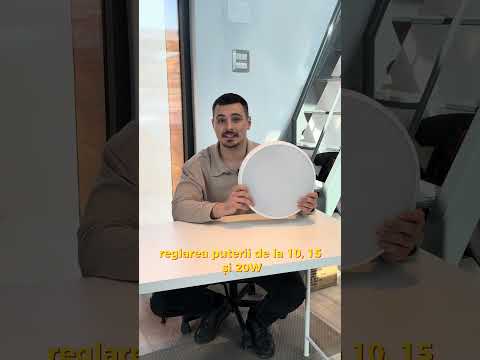 Video Plafoniera LED cu Senzor Radar si Kit Emergenta Horoz LUCAS-20, 20W, 1800 lm, 5CCT Ajustabil, IP54