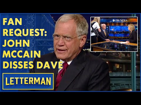 Fan Request: John McCain Disses Dave | Letterman