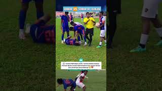 😳⚽ DRAMA TARKAM! Pemain Muda Memaksakan Ambil Bola Tanggung Lawan Senior, Akhirnya Harus Menepi 😬💔