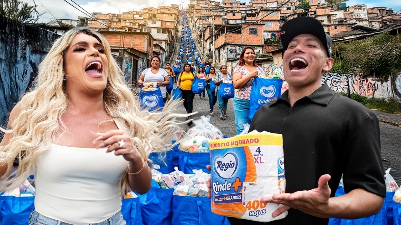 Regalo Despensas en el BARRIO de ECATEPEC con WENDY!!