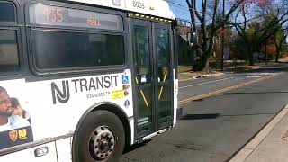 NEW JERSEY TRANSIT BUS ROUTE 455 IN HADDONFIELD