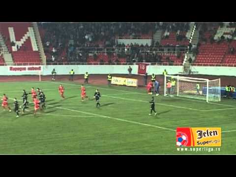 JSL 2013/14: 14.Kolo Radnički Niš - Čukarički 1:0 (0:0)