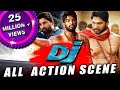 DJ All Back To Back Action Scenes Hindi Dubbed Allu Arjun Pooja Hegde Rao Ramesh
