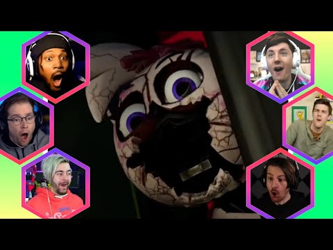 Gamers React to : Decommissioning Chica [FNAF: Security Breach]