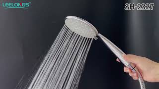 2327 LEELONGS Handheld Nice Chrome Finish 11.5 cm Spray Face 3 Functions Hand Shower Head #bathroom