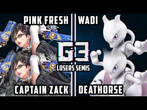 Glitch 3 Smash 4 - Pink Fresh & Captain Zack Vs. WaDi & Deathhorse - Wii U Doubles LS
