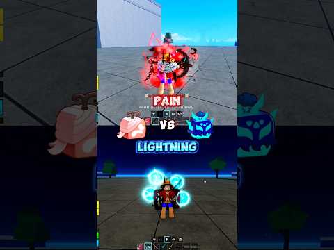 Pain 💢 vs Lightning ⚡ | Blox Fruits Battle Showdown! 🔥