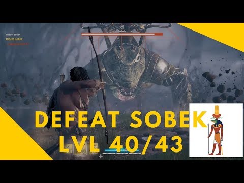 Assassins Creed Origins: Defeat Sobek | Unlocked Sword of the Duet