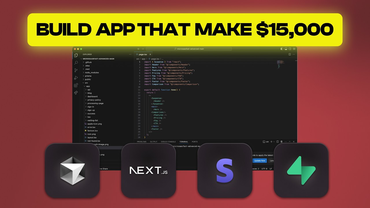 How I Code Profitable Apps SOLO (no wasted time / beginner friendly / with AI)