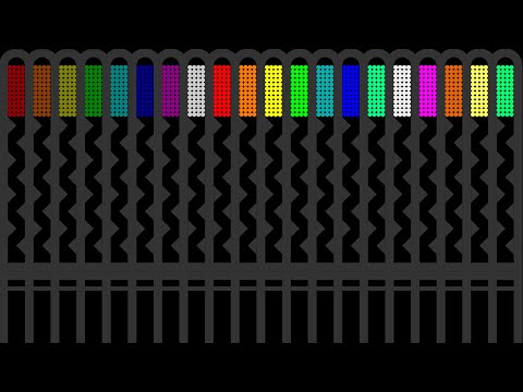 Mix and Separate - The Team Marble Race ASRM 33 in Algodoo