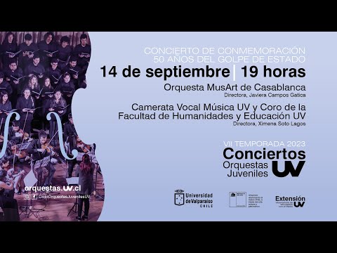 Orquesta MusArt de Casablanca + camerata y coro en la Universidad de Valparaíso