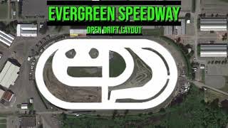 Evergreen Speedway Open Drift Layout - Assetto Corsa Track Preview