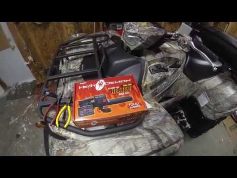 Installing Heat Demon, Hand/Thumb Warmers - 2017 Grizzly 700