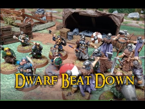 Dwarf Beat Down! - The Journey to the Blue Mountains Ep 3a Battle Companies Report MESBG