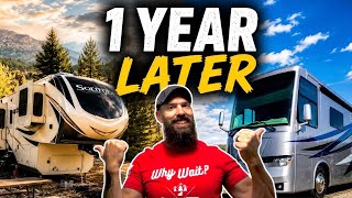 We Traded Our Fifth Wheel for a Motorhome…我们把拖挂式房车换成了自行式房车……