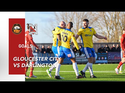 Goals: Gloucester City v Darlington