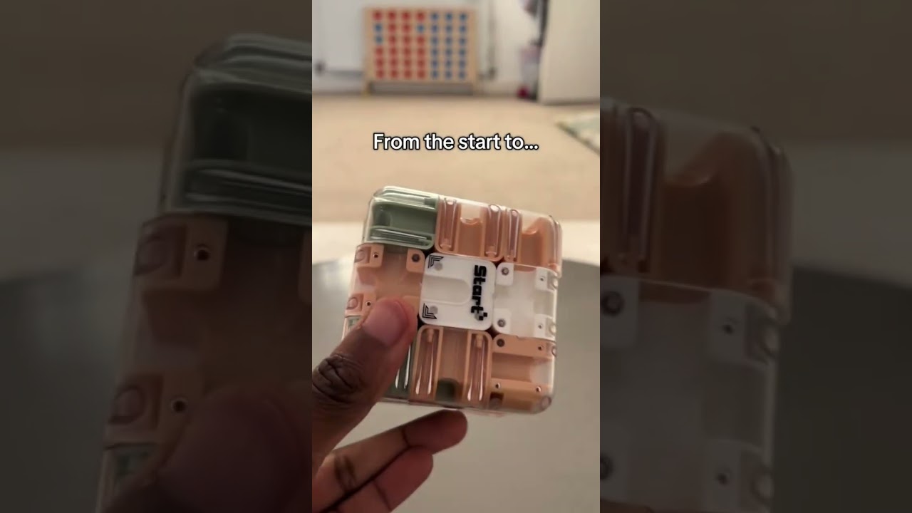 Only geniuses can beat this 3D maze cube 🧠#fyp #puzzle #viral #viraltoys #brainchallenge