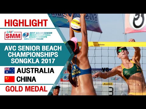 Clancy/Bawden (AUS) vs WangFan/YueYuan (CHN) | AVC Beach Volleyball 2017 | Highlight