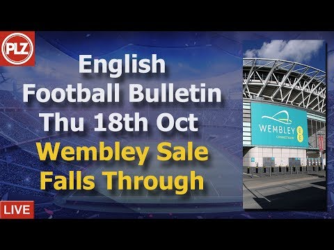 PLZ English Football News - Thursday 18th October 2018
