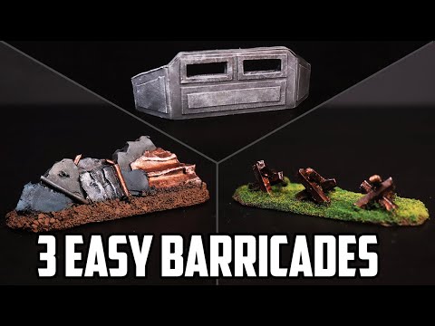 3 Easy Warhammer 40k Barricades