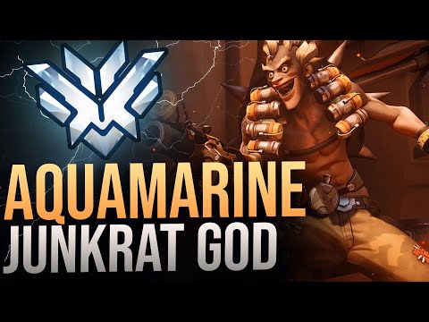 Best Of  "AQUAMARINE" RANK 1 JUNKRAT - Overwatch Montage