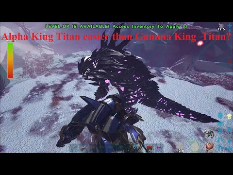 Solo Alpha King Titan ARK Survival Evolved Extinction Boss solo