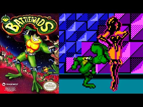 Battletoads (NES) - Final Boss: Dark Queen (No Damage).