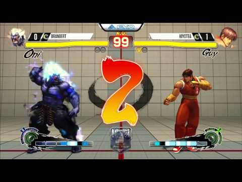 Branbert (Oni) vs Kiyotea (Guy) - EVO 2015 USF4 Pools - 720p/60fps
