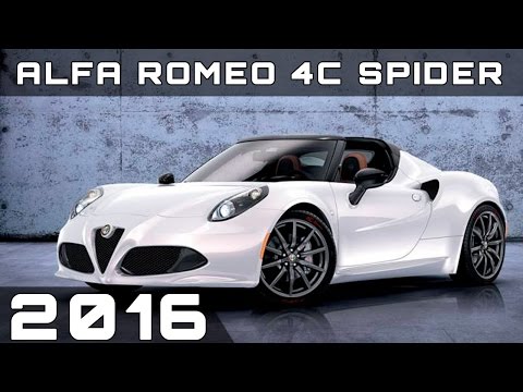 2016 ALFA ROMEO 4C SPIDER REVIEW