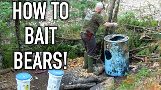 HOW TO BAIT BEARS! | Establishing New Bait Sites