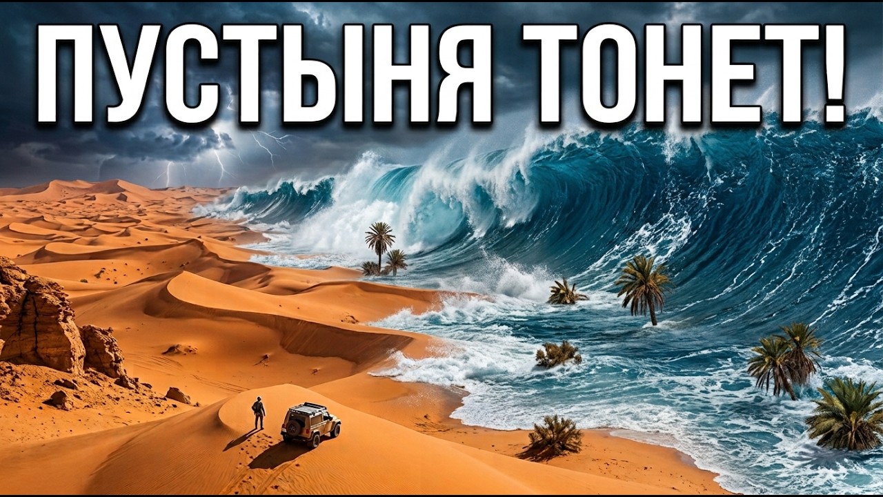 Атлантика захватывает пустыню — одно наводнение может создать совершенно н