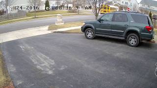 U46 Transportation - School Bus blows through stop sign - 2016-02-24 - 8:30am