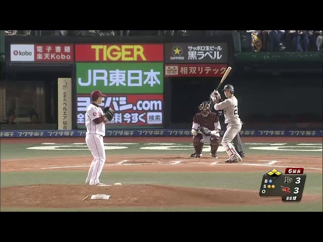 【6回表】Bs伊藤 レフトへの勝ち越し犠牲フライ 2015/9/2 E-Bs