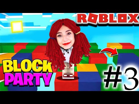 🤕BLOKLARLA BAŞIM DERTTE 😱!! ROBLOX BLOCK PARTY !!