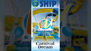 SHIP FACT: Carnival Dream #3 - First WaterWorks  #choosefun  #carnivaldream #waterpark #cruisetips