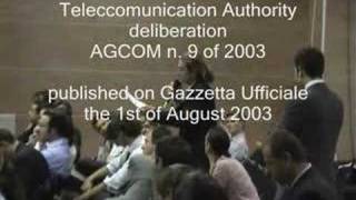 The Italian unauthorized monopoly of VAS service 48XXX