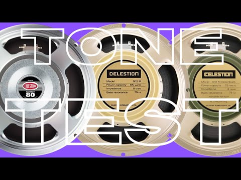 Speaker Shoot Out - Stock Marshall DSL40C Celestion 7080 vs Creamback vs Greenback