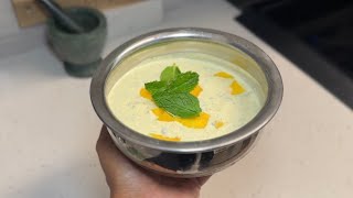 Mango Mint Raita Recipe 🌱🥭 Quick & Easy Indian Side Dish