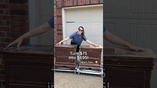 Turn thrifted furniture into CASH PROFIT!💰 Furniture Flipping! Side Hustle! #furnitureflip #diy