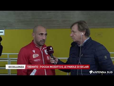 9 NOVEMBRE 2025 - ECCELLENZA: TARANTO - FOGGIA INCEDIT 5-0, LE PAROLE DI SICLARI