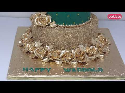 Wedding And Nikkah Cake by bakisto.pk