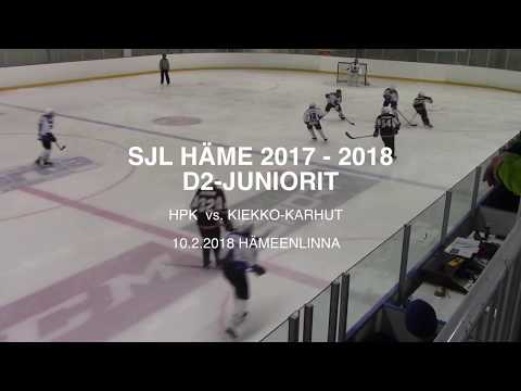 SJL 2017 - 2018, D2-juniorit: HPK Valkoiset vs. Kiekko-Karhut