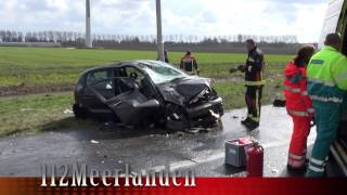 preview picture of video 'Nieuw-Vennep: Vier gewonden bij zwaar ongeval op de A4'